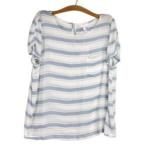 Women's XXL Shirt LAUREN CONRAD 2X Plus Size Tunic Short Sleeve Lightweight Top